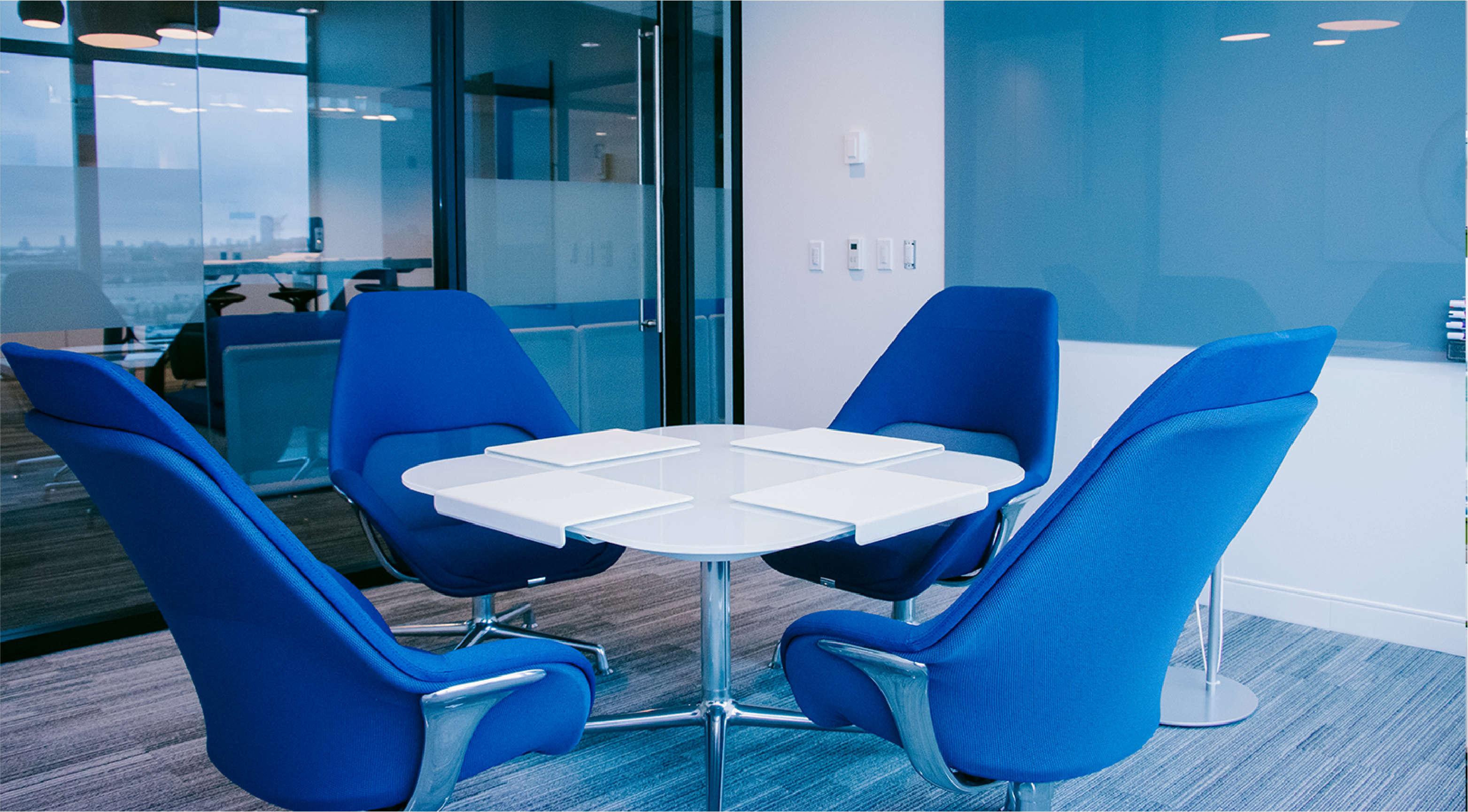 Acoustic focused private pods tailored intentionally addressing loud volumes