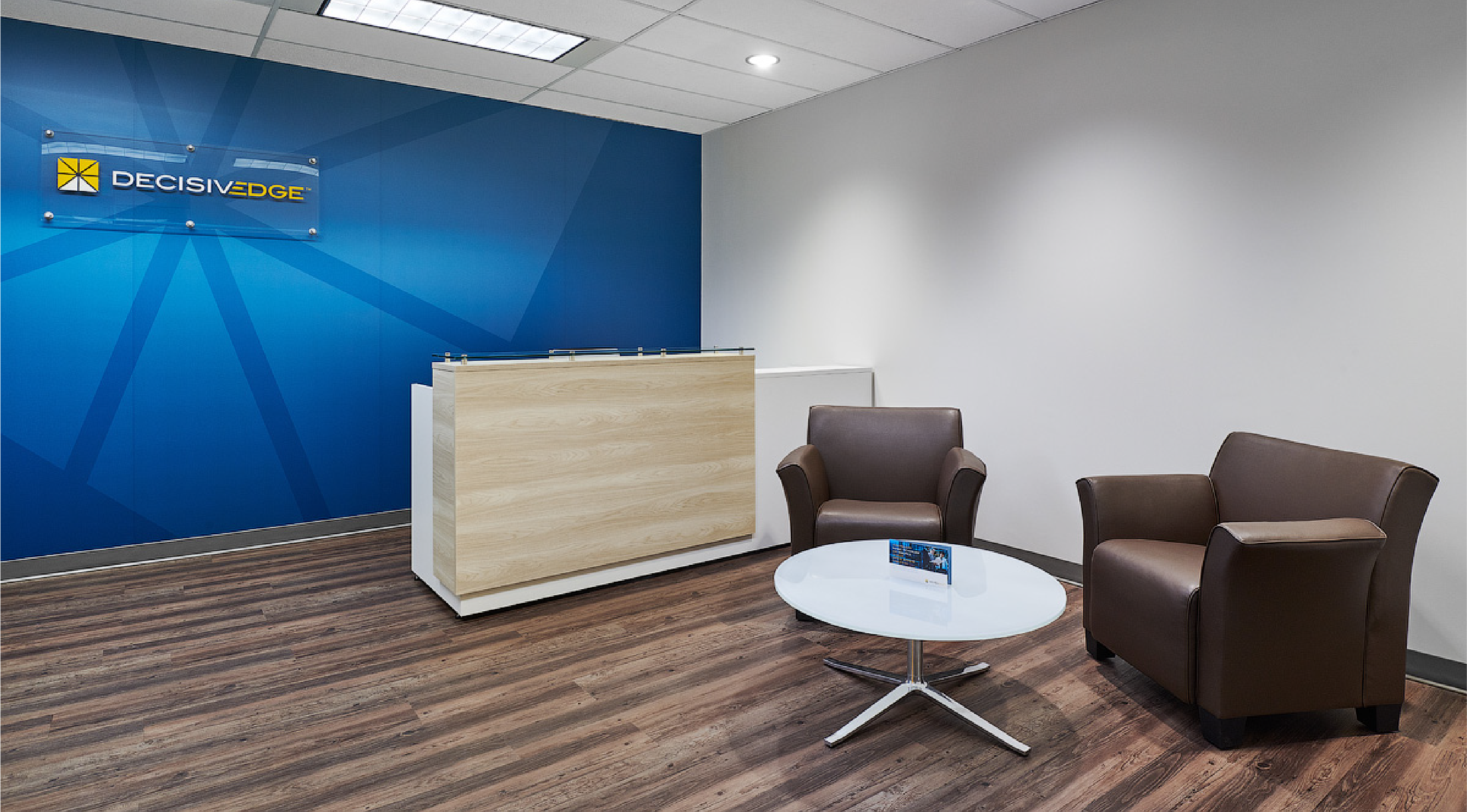 High quality glass fronted individual private suites at Decisivedge